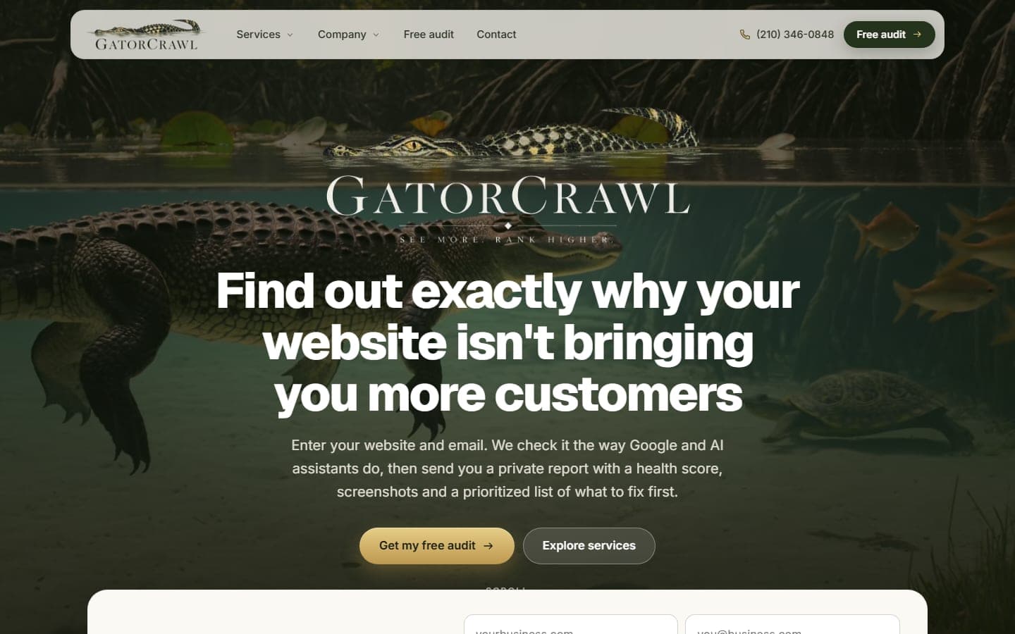 GatorCrawl SEO website