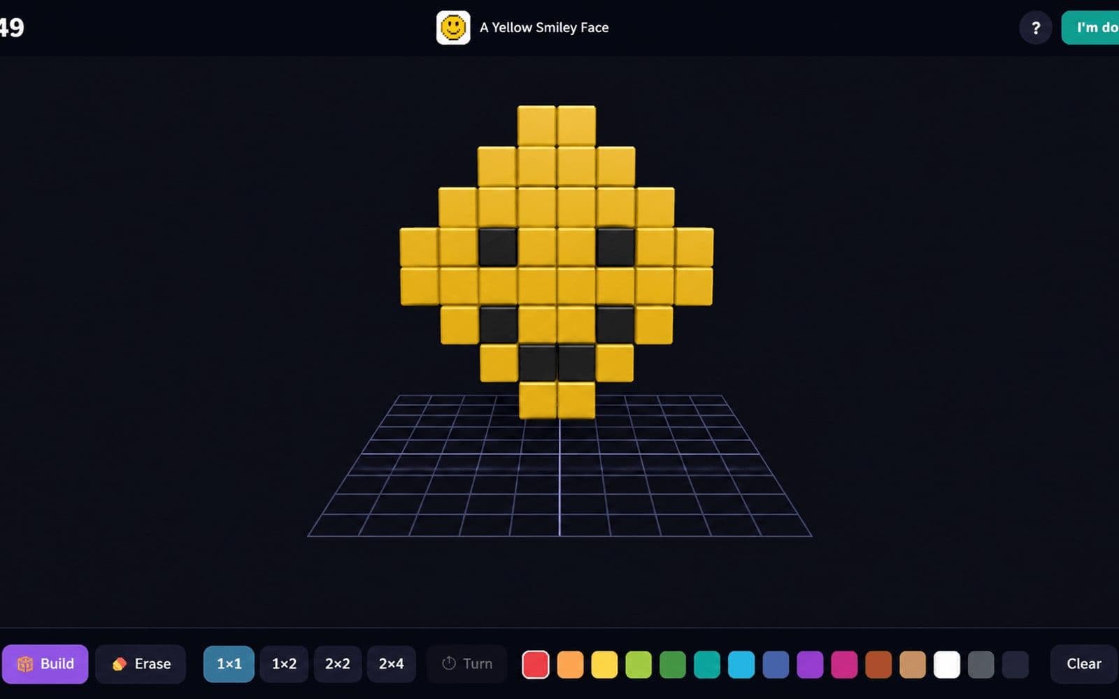 PlayBrixel — Timed Building Game website screenshot